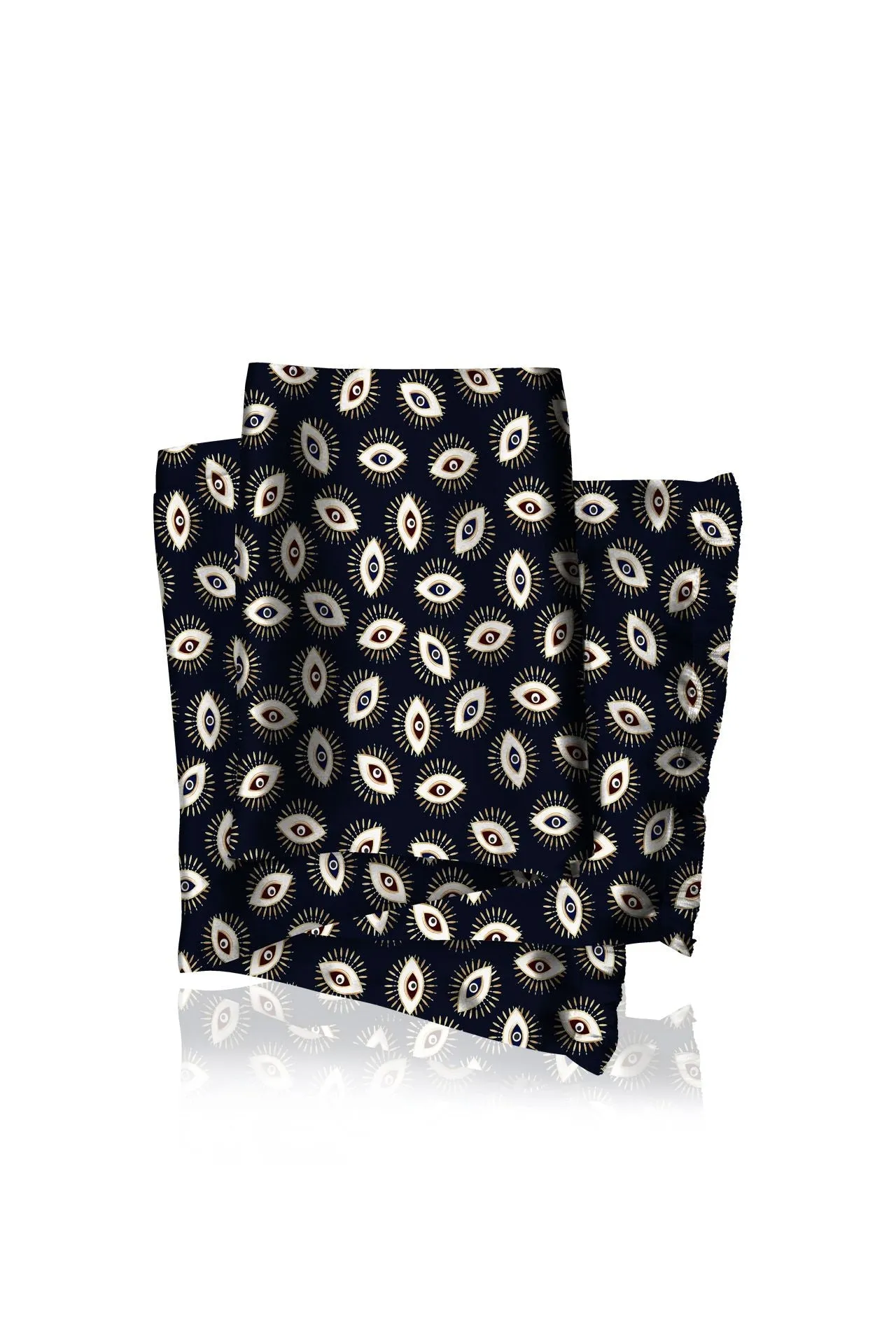 Black And White Silk Scarf