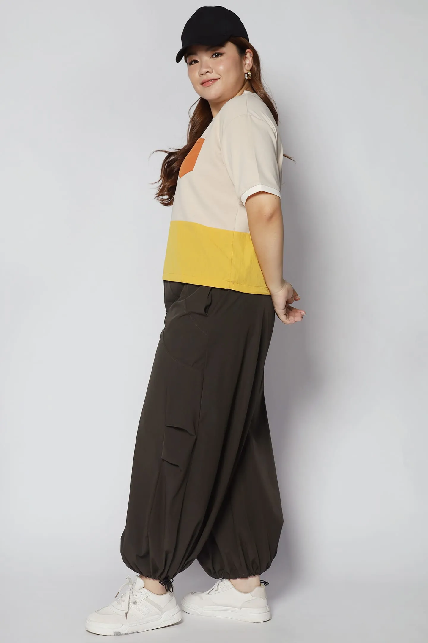 Foofoo Colourblock Top in Yellow