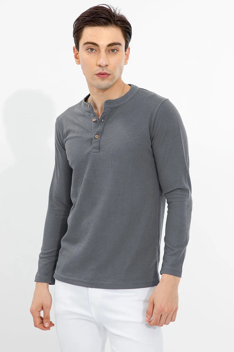 Henley Slate Grey T-Shirt