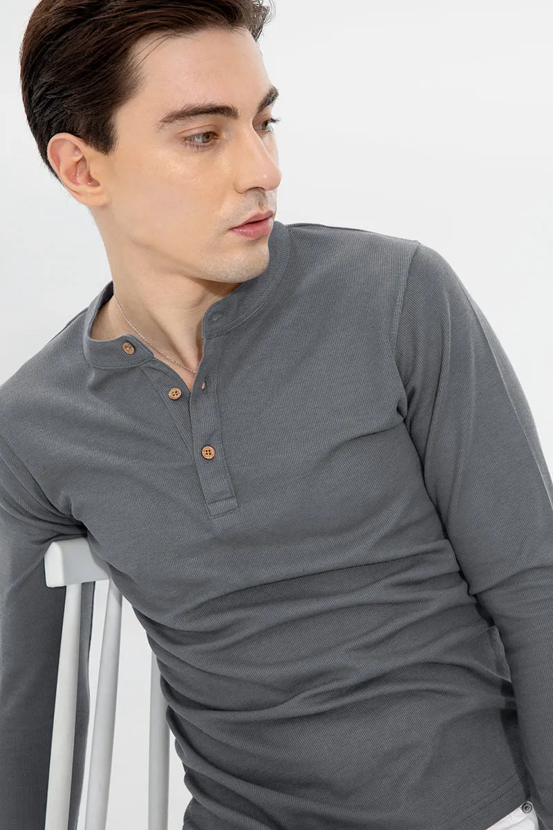 Henley Slate Grey T-Shirt