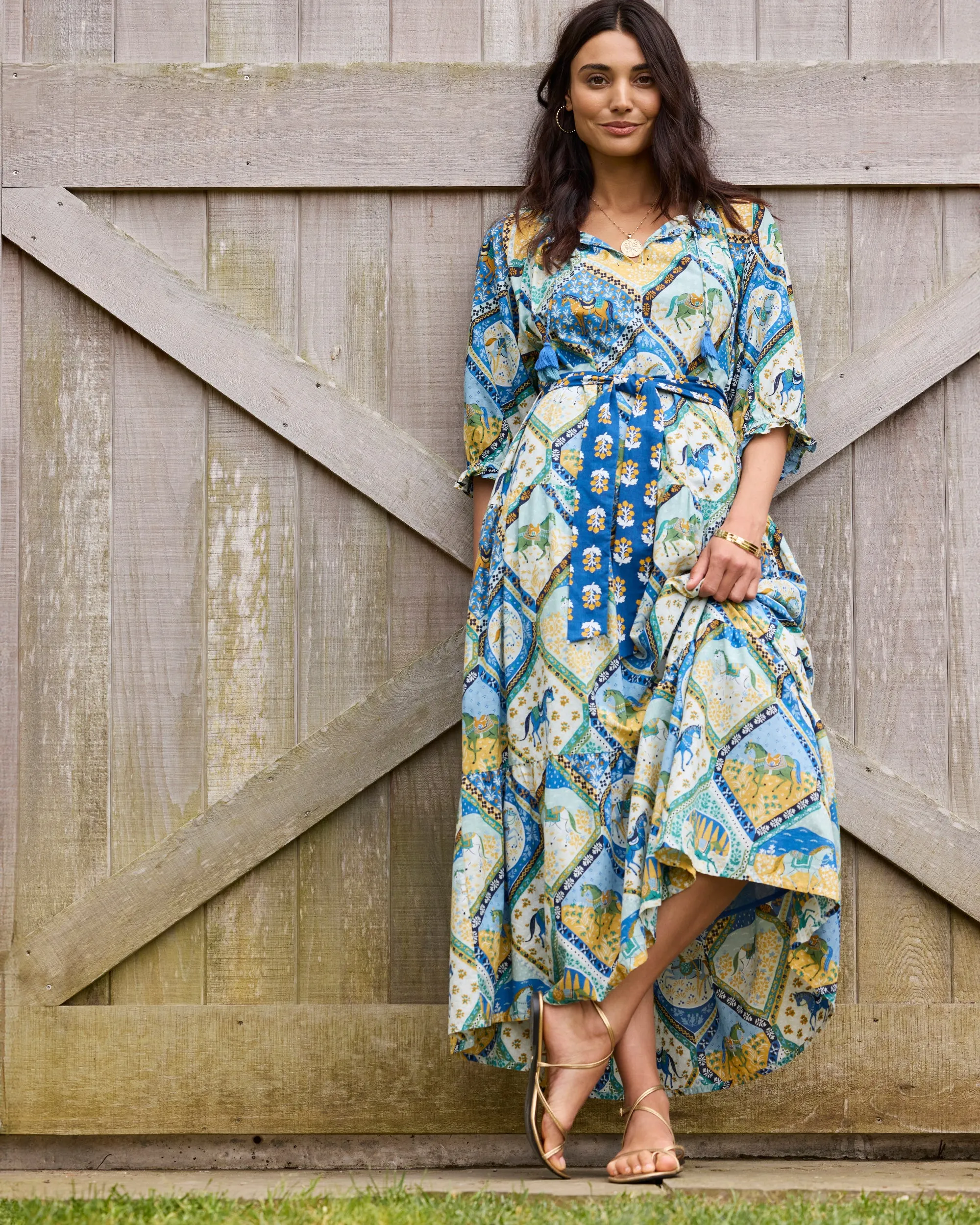 High Horse - The Devon Dress - Sage