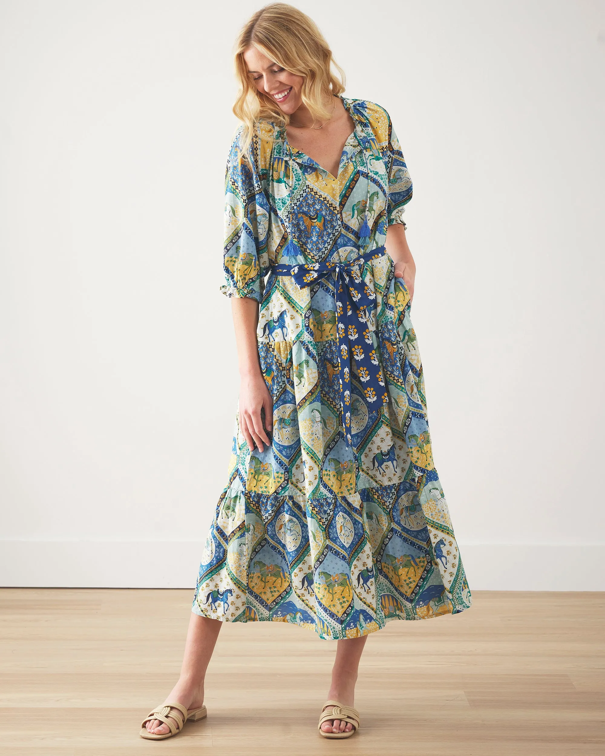 High Horse - The Devon Dress - Sage