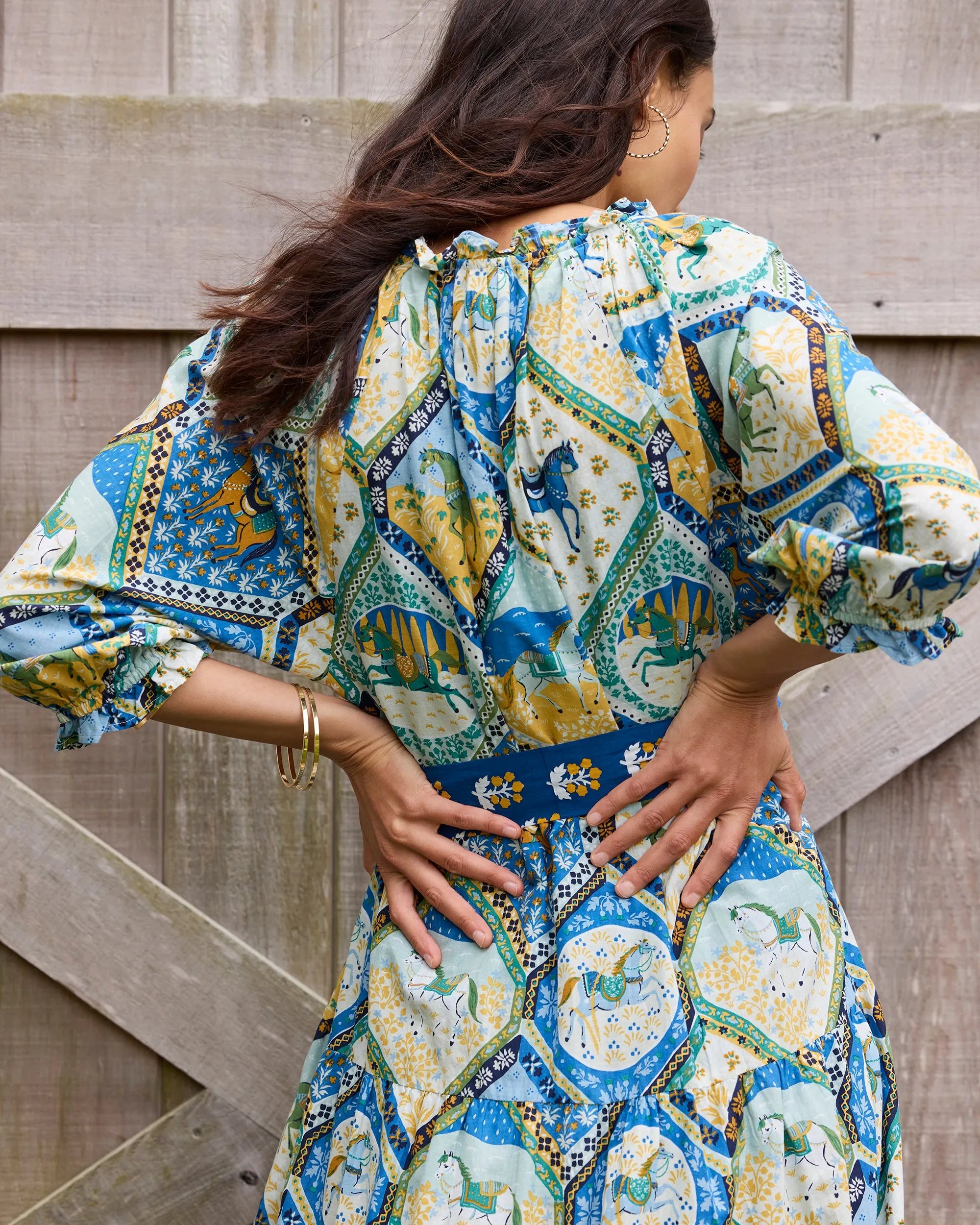 High Horse - The Devon Dress - Sage