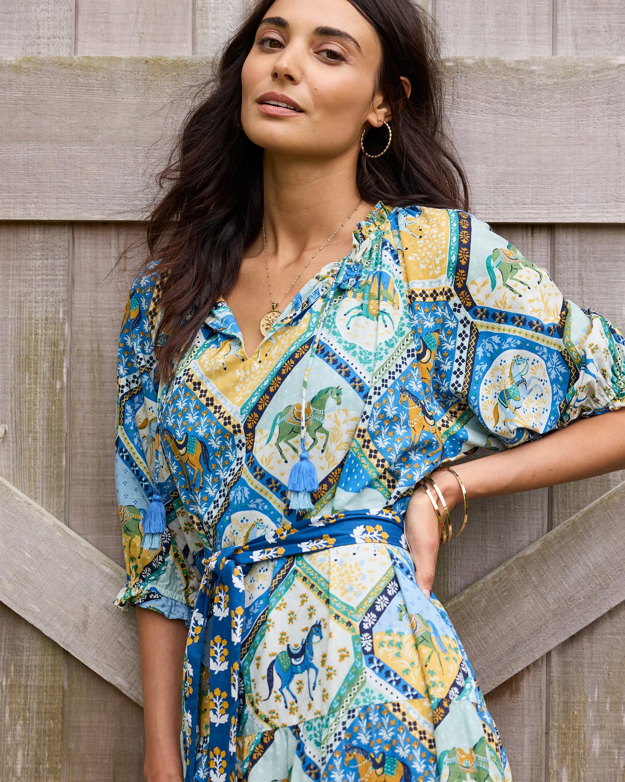 High Horse - The Devon Dress - Sage