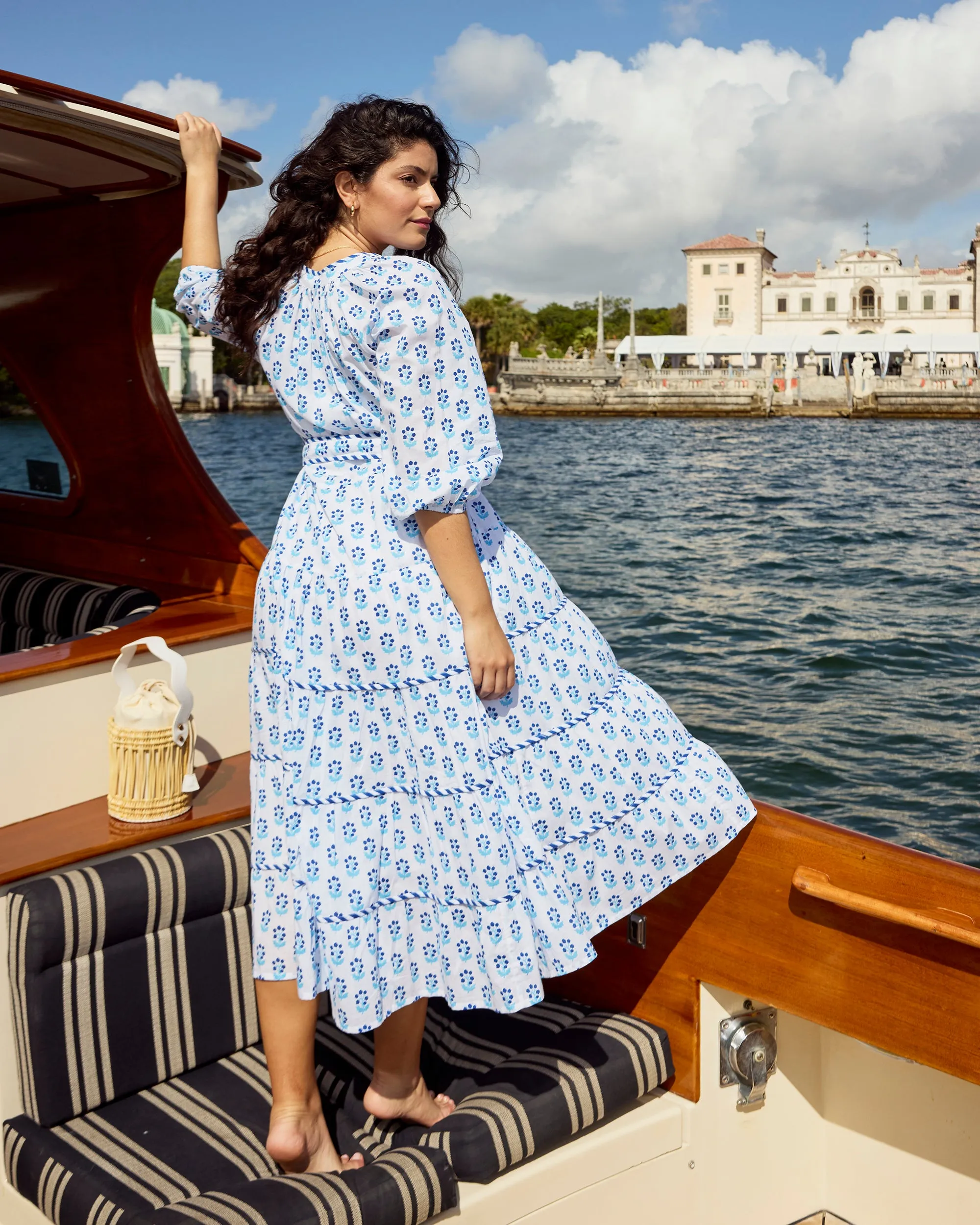 In Bloom - Main Street Dress - Blue Cloud