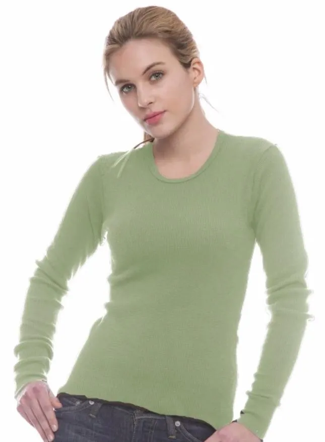 Junior/Teens Organic Thermal Long Sleeve Shirt - Size Small