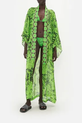 KIMONO LAYER WITH COLLAR ANTI EUTHORITY ANIMAL EUTHORITIES