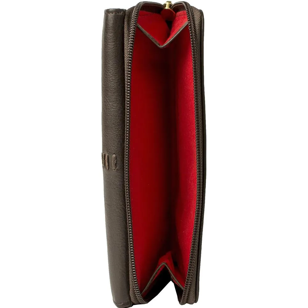 Stitch RFID Blocking Trifold Leather Wallet