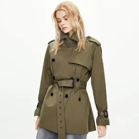 Trench Coats with Epaulettes