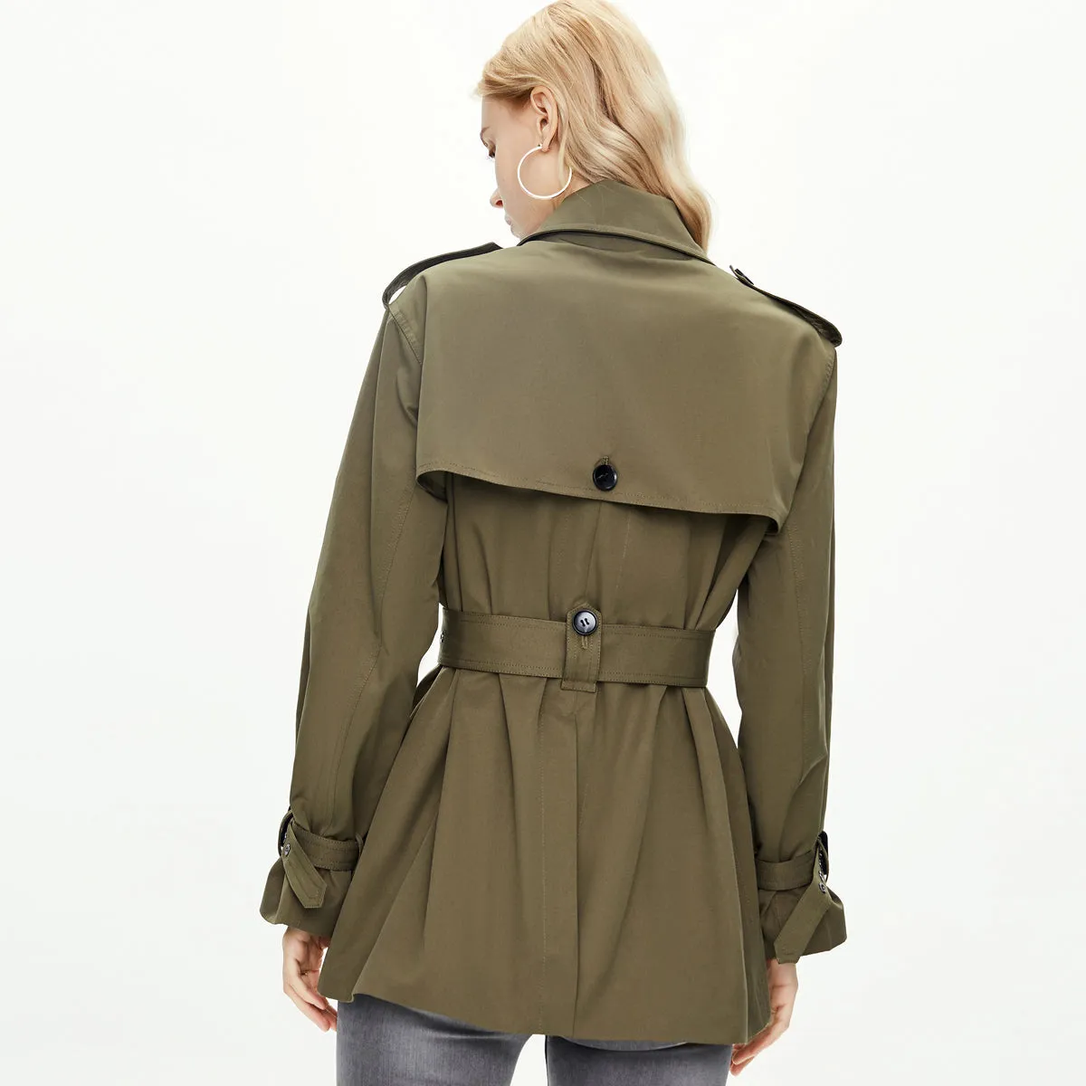 Trench Coats with Epaulettes
